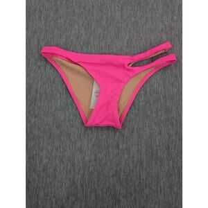 L'Agent by Agent Provocateur Bikini Bottom Womens Small Hot Pink Cutout Swimwear